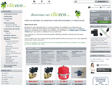 Tablet Screenshot of cliceco.com